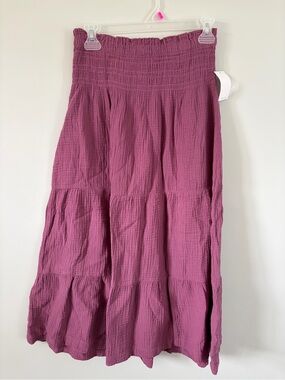 Crinkle Gauze Skirt